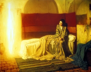 "The Annunciation" by Henry Ossawa Tanner
